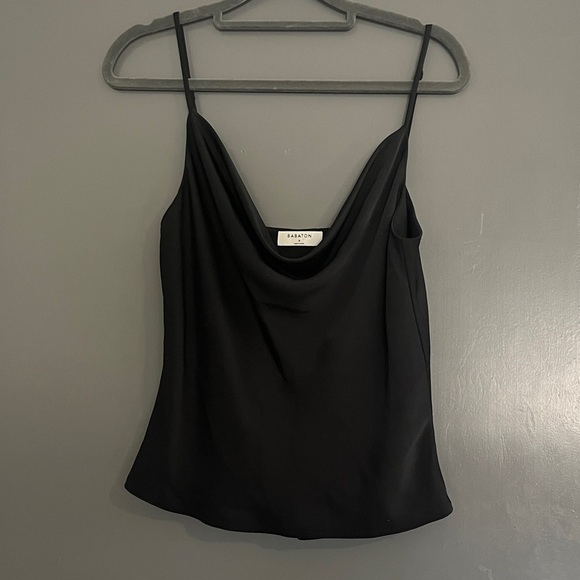 Aritzia Tops - Aritzia Babaton Silk - effect cowl neck cropped cami